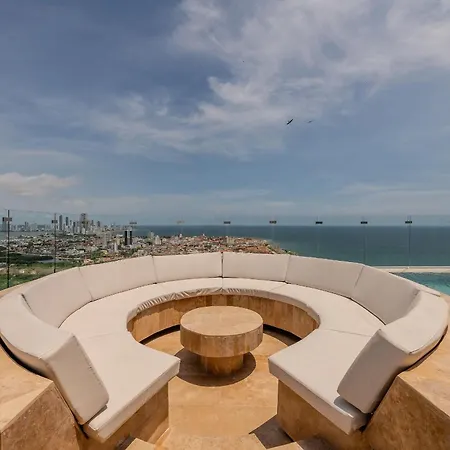 Espectacular Vista Al Mar&historic Center 2br Apartamento Cartagena