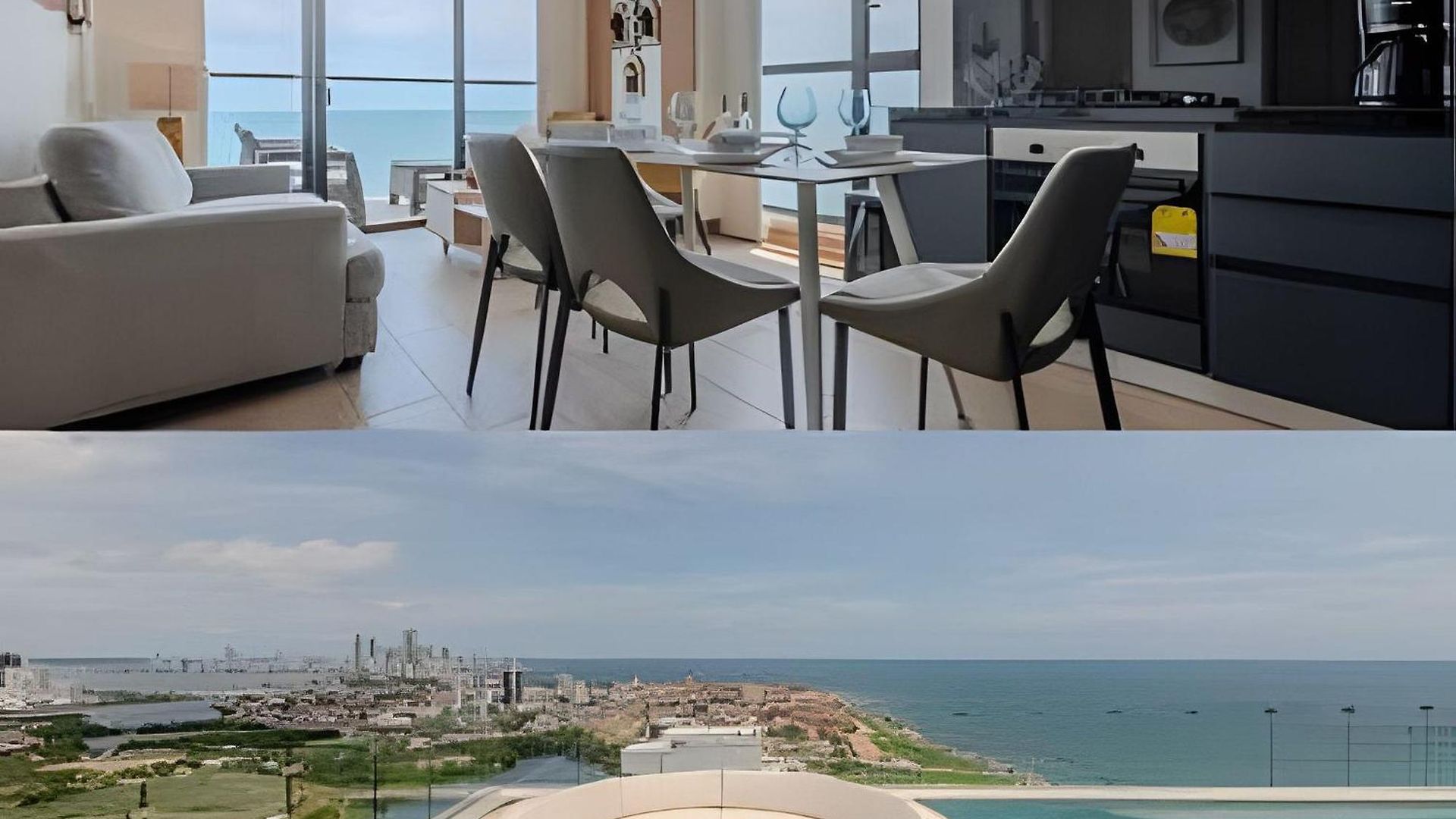 Espectacular Vista Al Mar&historic Center 2br Apartamento Cartagena