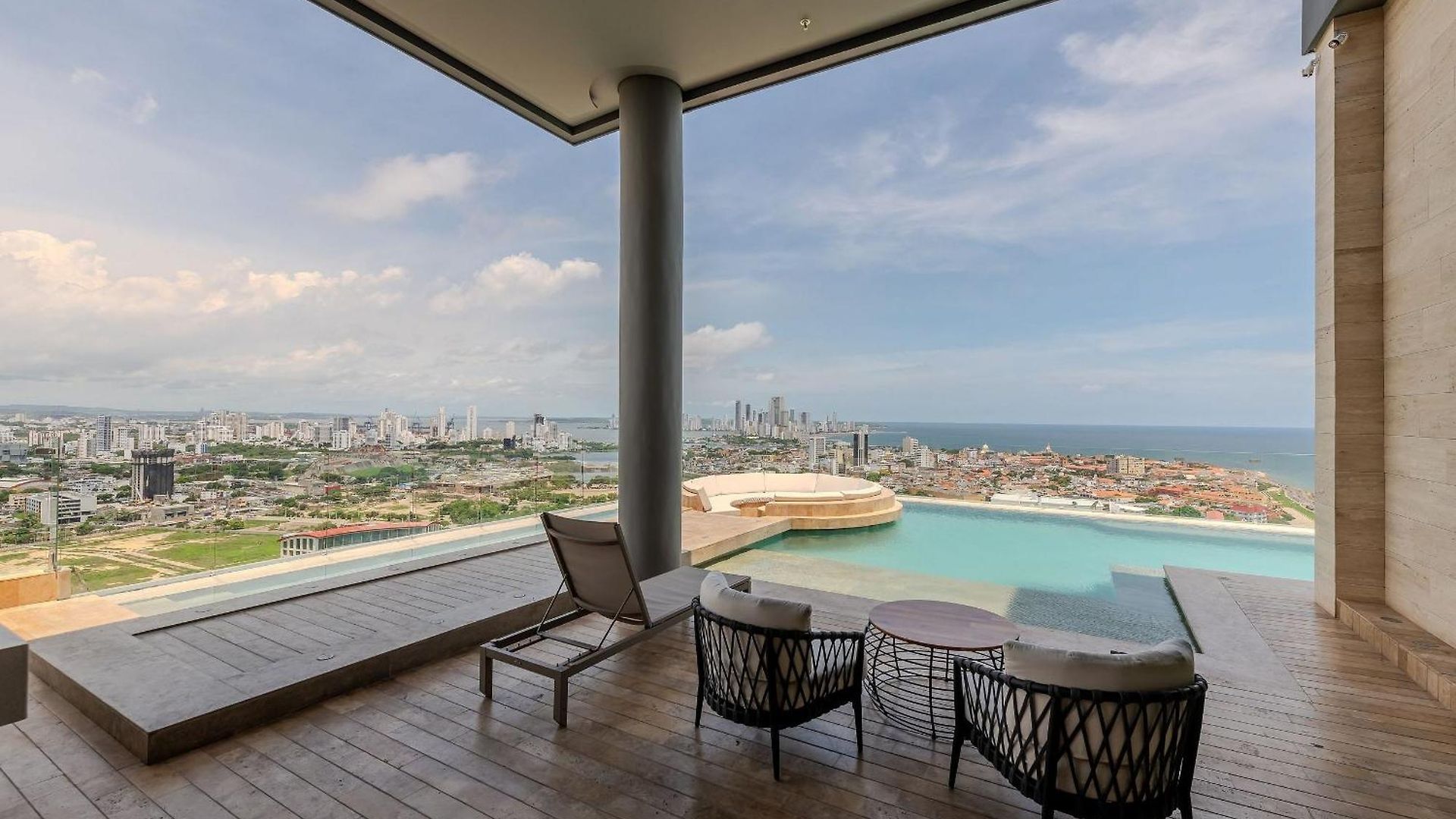 Espectacular Vista Al Mar&historic Center 2br Apartamento Cartagena