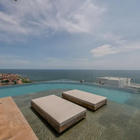 Espectacular Vista Al Mar&historic Center 2br Apartamento Cartagena