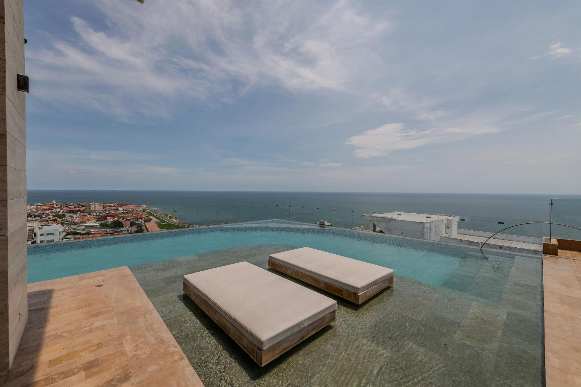 Espectacular Vista Al Mar&historic Center 2br Apartamento Cartagena