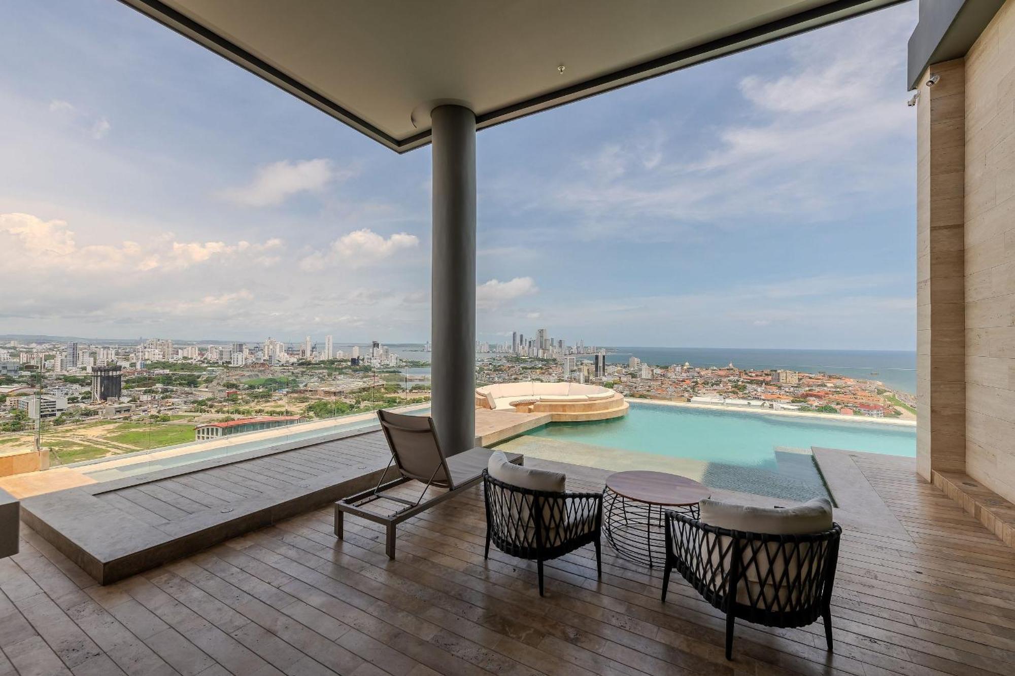 Espectacular Vista Al Mar&historic Center 2br Apartamento Cartagena